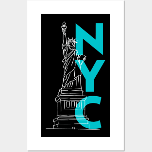 Statue of liberty Newyork NYC Posters and Art